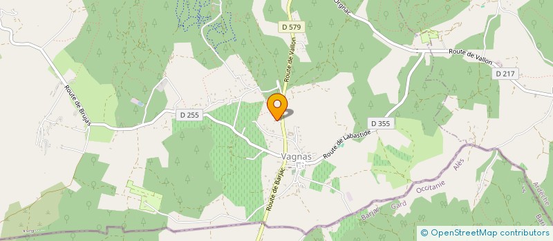 localisation de l'entreprise SENS BIOLOGIQUE  VAGNAS