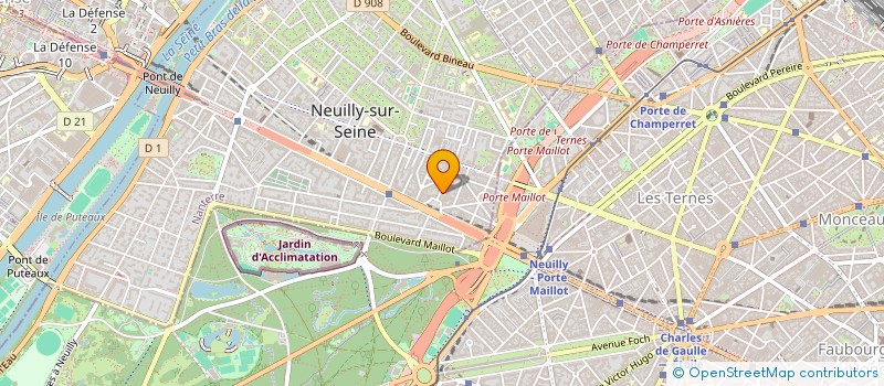localisation de l'entreprise SENS COMM ' 1 à NEUILLY-SUR-SEINE