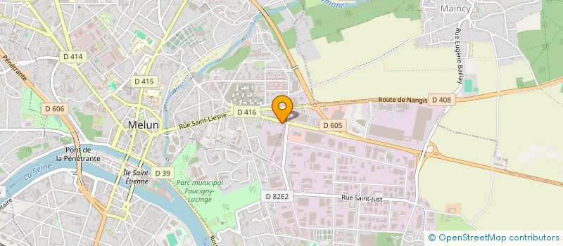 localisation de l'entreprise SENS D'AFFAIRES à MELUN