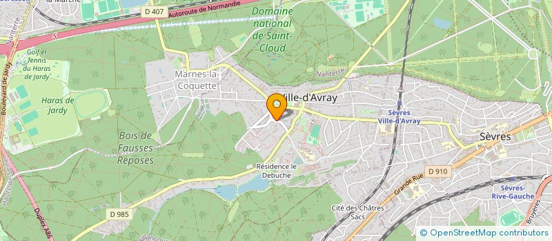 localisation de l'entreprise SENS DE LECTURES  VILLE-D'AVRAY