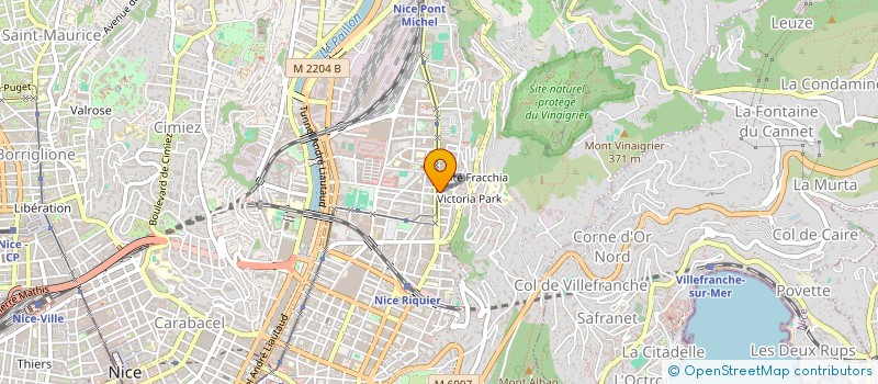 localisation de l'entreprise SENS DESSUS DESSOUS  NICE
