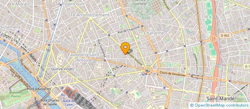 localisation de l'entreprise SENS DESSUS DESSOUS  PARIS