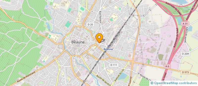 localisation de l'entreprise SENS ET AVENIR à BEAUNE