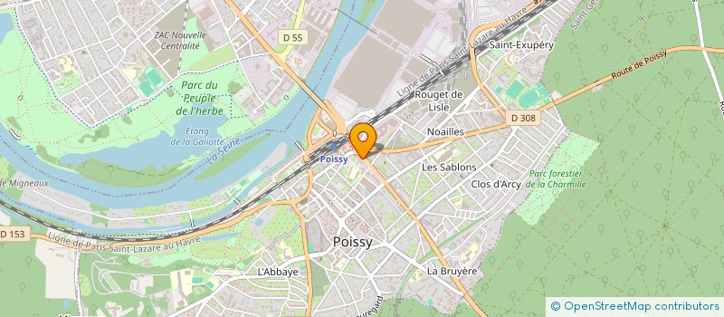 localisation de l'entreprise SENS ET COHERENCE  POISSY