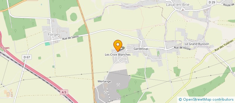 localisation de l'entreprise SENS ET ESSENCE DE LA VIE  SAINT-GERMAIN-LAVAL