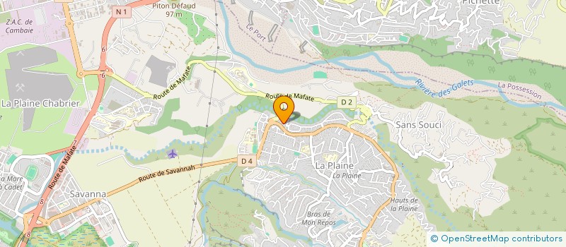 localisation de l'entreprise SENS ET SAVEURS à SAINT-PAUL
