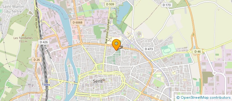 localisation de l'entreprise SENS FICTION à SENS