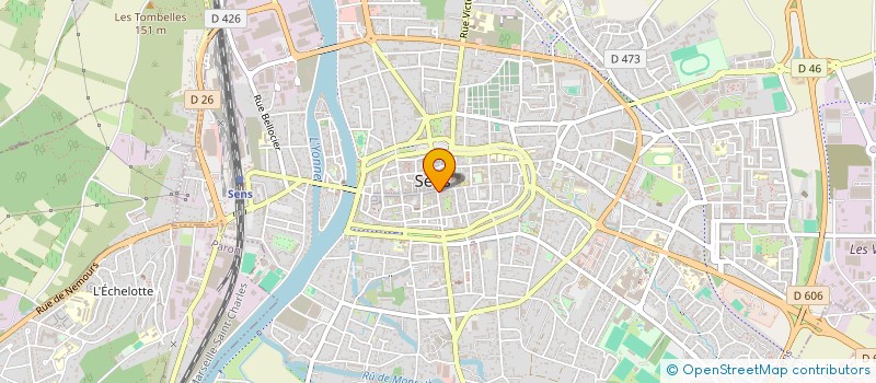 localisation de l'entreprise SENS JUMELAGE INTERNATIONAL à SENS