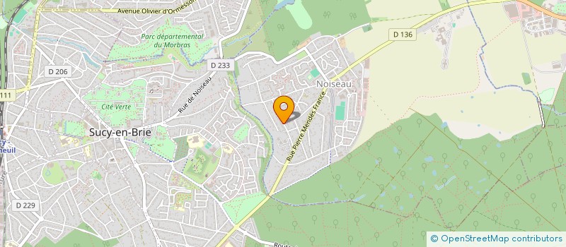 localisation de l'entreprise SENS LARGE  NOISEAU