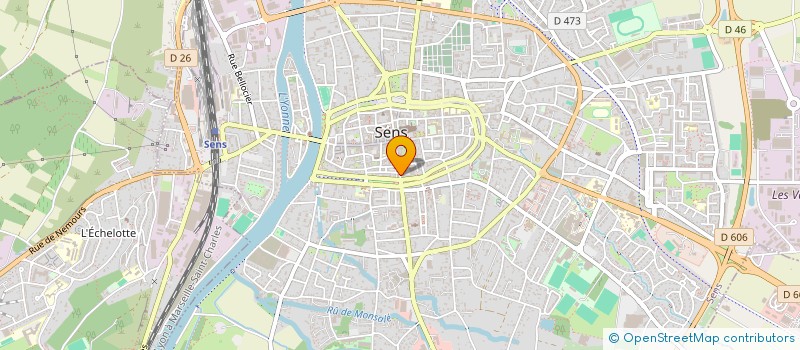 localisation de l'entreprise SENS LOCATION à SENS