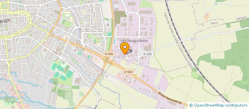 localisation de l'entreprise SENS LOGISTIQUE SERVICES à SENS