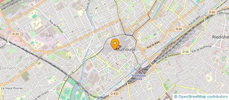 localisation de l'entreprise SENS LUDIQUE  MULHOUSE