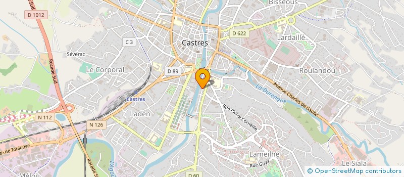 localisation de l'entreprise SENS MEDIA DIGITAL  TOULOUSE