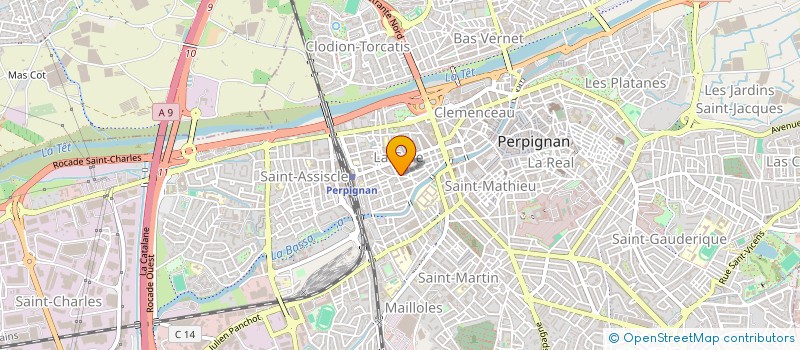 localisation de l'entreprise SENS & MOTIV  PERPIGNAN