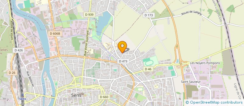 localisation de l'entreprise SENS NUISIBLES SERVICES  SENS