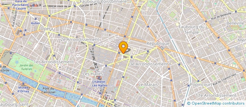 localisation de l'entreprise SENS PRIVE à PARIS