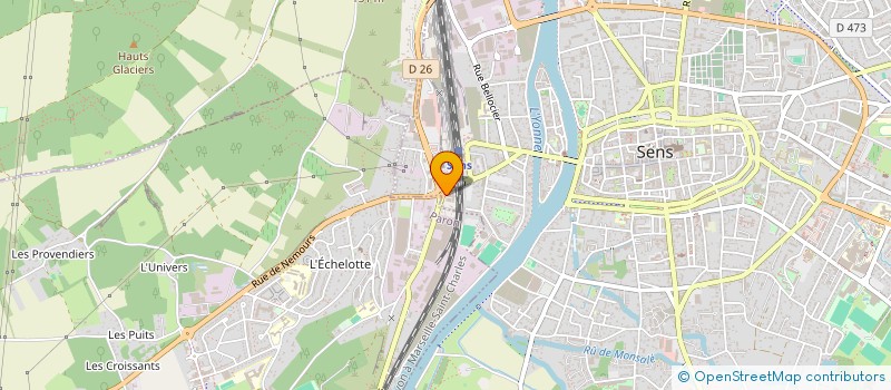 localisation de l'entreprise SENS SERRURERIE à SENS