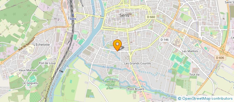 localisation de l'entreprise SENS TRAVAUX PRO  SENS