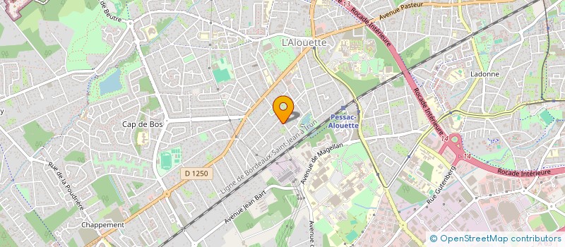 localisation de l'entreprise SENS UNIQUES  PESSAC