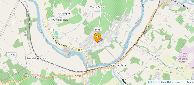 localisation de l'entreprise SENS.US AQUITAINE à SIREUIL