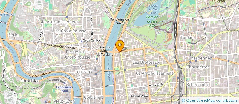 localisation de l'entreprise SENS & VALEURS à LYON