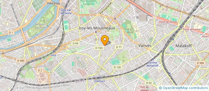localisation de l'entreprise SENS & VITALITE à ISSY-LES-MOULINEAUX