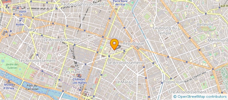 localisation de l'entreprise SENSA  PARIS