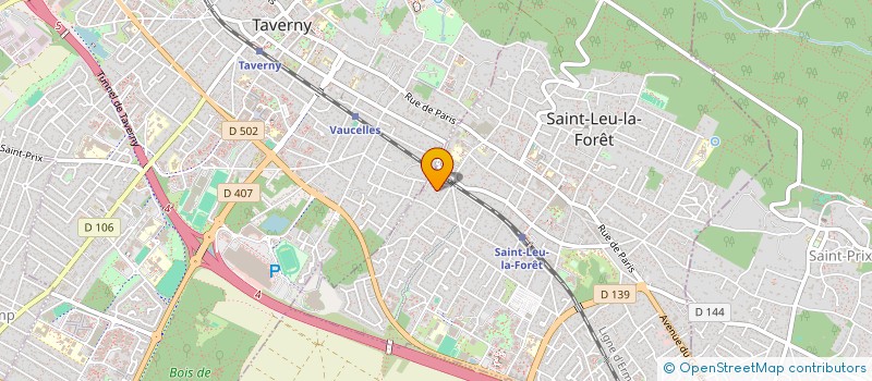 localisation de l'entreprise SENSALIS  SAINT-LEU-LA-FORET