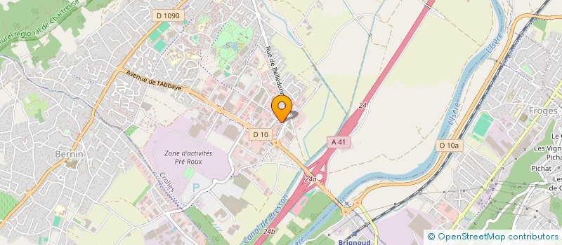 localisation de l'entreprise SENSARIS  CROLLES