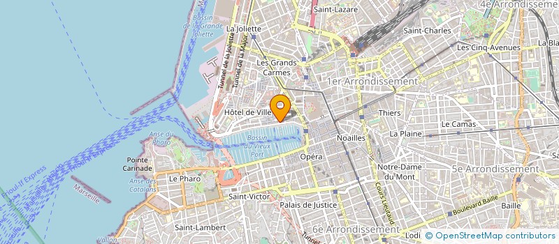localisation de l'entreprise SENSAS INVEST à MARSEILLE
