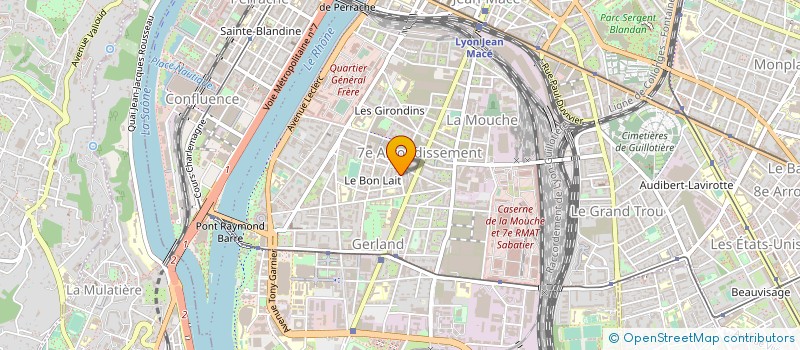 localisation de l'entreprise SENSAS LYON à LYON