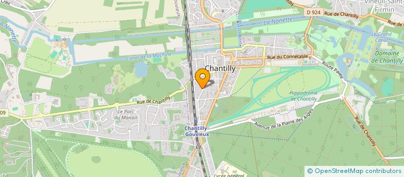 localisation de l'entreprise SENSASTONE CHANTILLY  CHANTILLY