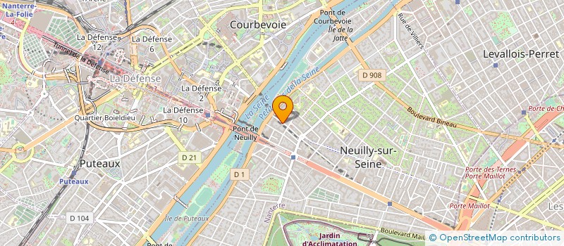 localisation de l'entreprise SENSATA TECHNOLOGIES FRANCE SAS à NEUILLY-SUR-SEINE