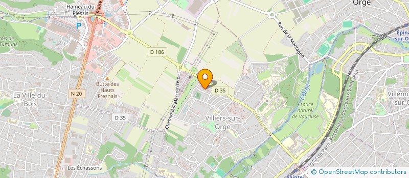 localisation de l'entreprise SENSATION AUTOMOBILE  VILLIERS-SUR-ORGE