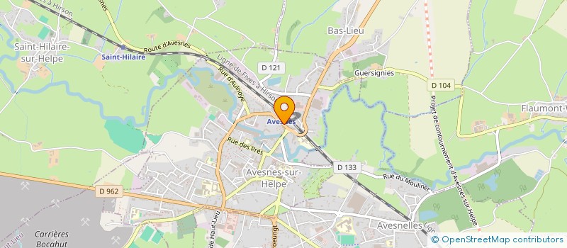 localisation de l'entreprise SENSATION BIEN ETRE à AVESNES-SUR-HELPE