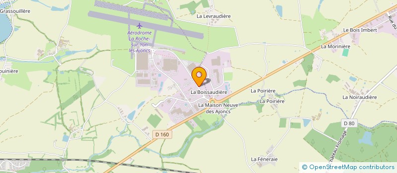 localisation de l'entreprise SENSATION VOLTIGE à LA ROCHE-SUR-YON