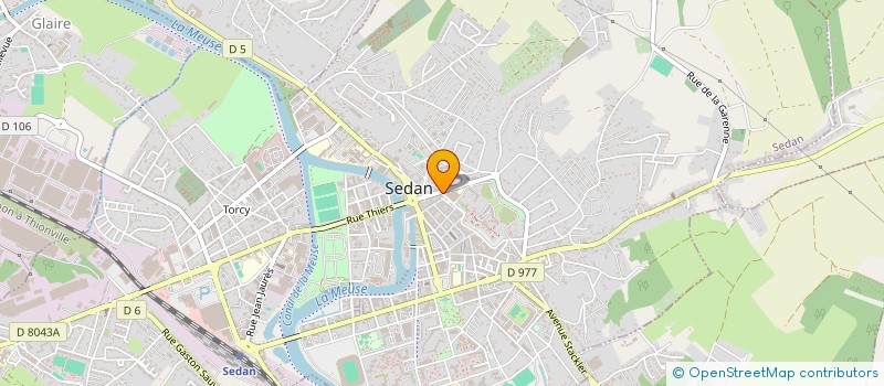 localisation de l'entreprise SENSATION ZEN  SEDAN