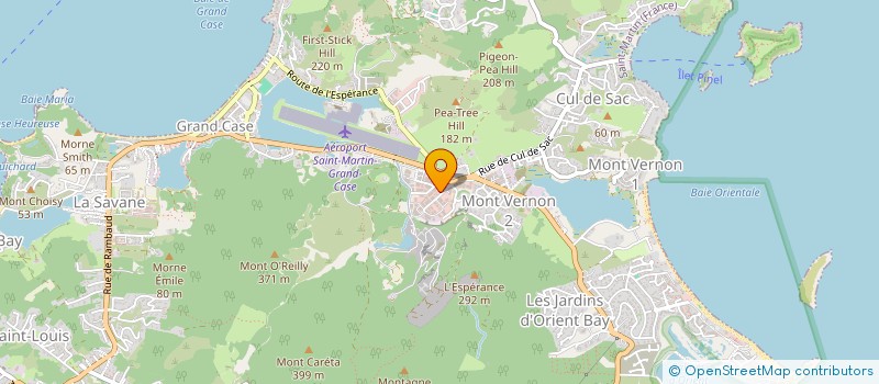 localisation de l'entreprise SENSATIONS  SAINT-MARTIN