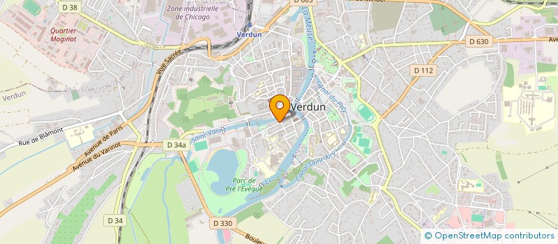 localisation de l'entreprise SENSATIONS BRUTES à VERDUN