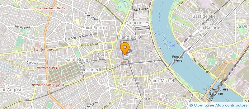 localisation de l'entreprise SENSATIONS RHGA à BORDEAUX