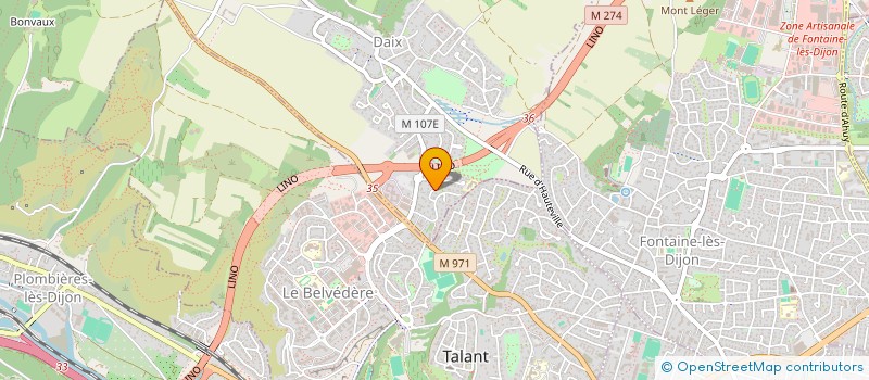 localisation de l'entreprise SENSATIONWEB  DAIX