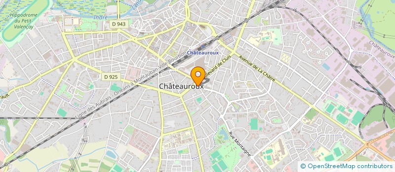 localisation de l'entreprise SENSAUDIO à CHATEAUROUX