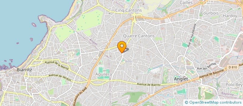 localisation de l'entreprise SENSE EDUCATION à ANGLET