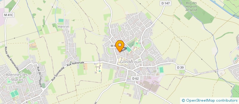 localisation de l'entreprise SENSEA  CHEMY