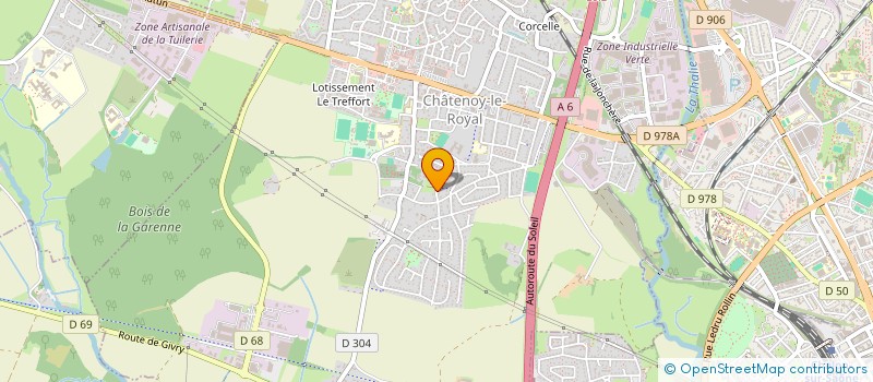 localisation de l'entreprise SENSEEN à CHATENOY-LE-ROYAL