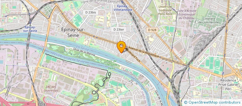localisation de l'entreprise SENSEI DRIVE à EPINAY-SUR-SEINE