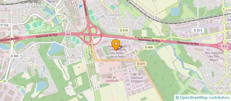 localisation de l'entreprise SENSEI INVEST  COLLEGIEN