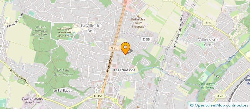 localisation de l'entreprise SENSELIS à LONGPONT-SUR-ORGE