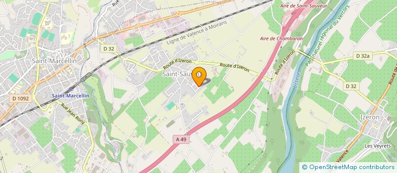 localisation de l'entreprise SENSERH  SAINT-SAUVEUR