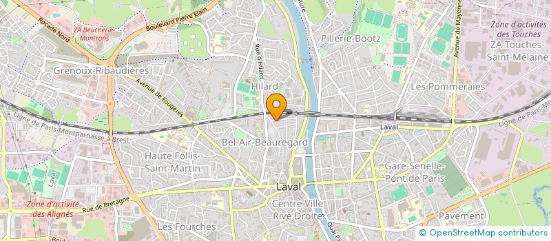 localisation de l'entreprise SENSHO à LAVAL